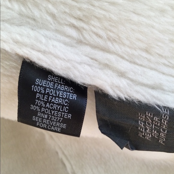 Cream Sonoma suede fleece coat size large - Picture 6 of 8